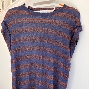 Navy blue dress tee shirt